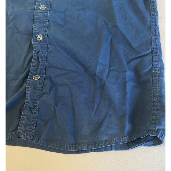 Converse One Star Short Sleeve Shirt Men’s Small Button Up Collar 100% Cotton - Picture 8 of 11